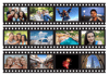 Edible Film Strip Reel / Cake Wrap / 3 strips per sheet (4 photos per strip) / Perfect all occasions
