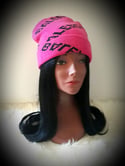 Pink Balenciaga Fashion Beanie 