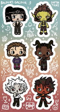 Image 2 of BG3 Sticker Sheet