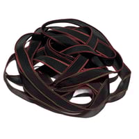 Image 2 of 1PC. REGAL 42" hand dyed wrist wrap bracelet silk ribbon/by COLOR KISSED SILK