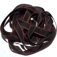 Image 1 of 1PC. REGAL 42" hand dyed wrist wrap bracelet silk ribbon/by COLOR KISSED SILK