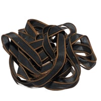 Image 2 of 1PC. SOPHISTICATED  42" hand dyed wrist wrap bracelet silk ribbon/by COLOR KISSED SILK