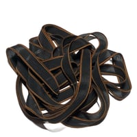 Image 4 of 1PC. SOPHISTICATED  42" hand dyed wrist wrap bracelet silk ribbon/by COLOR KISSED SILK
