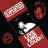 the EXPLOITED - "Live & Loud" LP