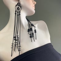 Image 3 of ONE of a KIND || Cnidarian Earrings #24
