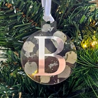 Image 3 of Personalised Botanical Baubles
