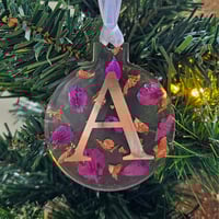 Image 2 of Personalised Botanical Baubles