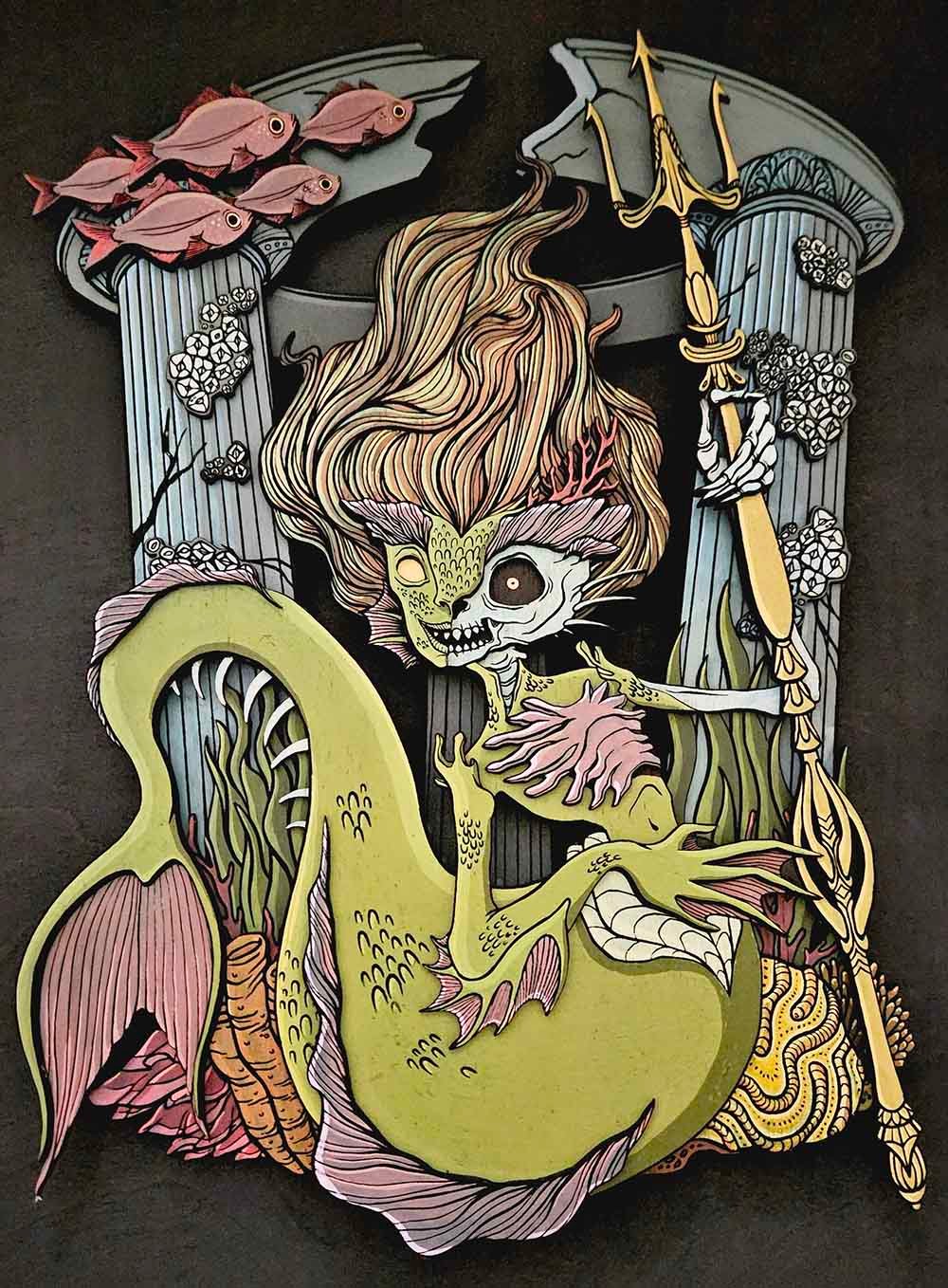 Skeletal Mermaid