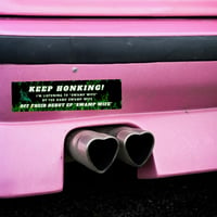 KEEP HONKING! Bumper Sticker