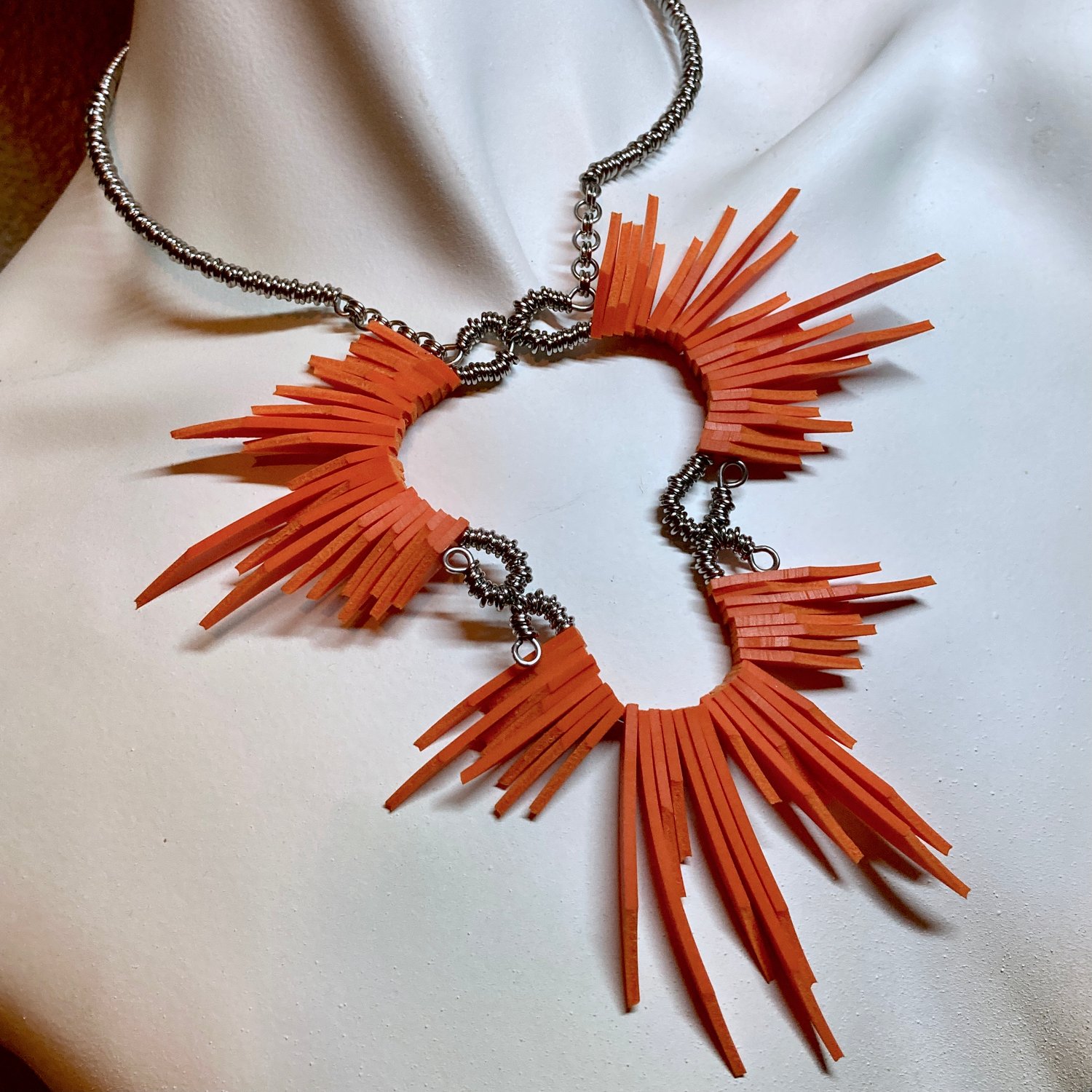 Image of One of A Kind SPIRIT Necklace in Orange