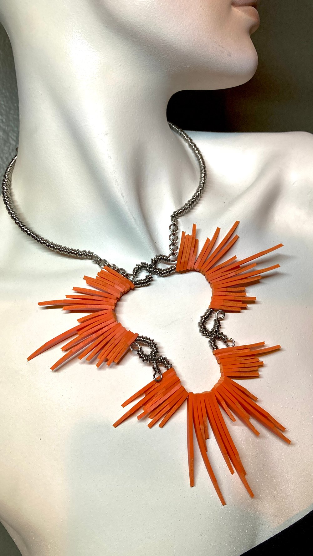 Image of One of A Kind SPIRIT Necklace in Orange