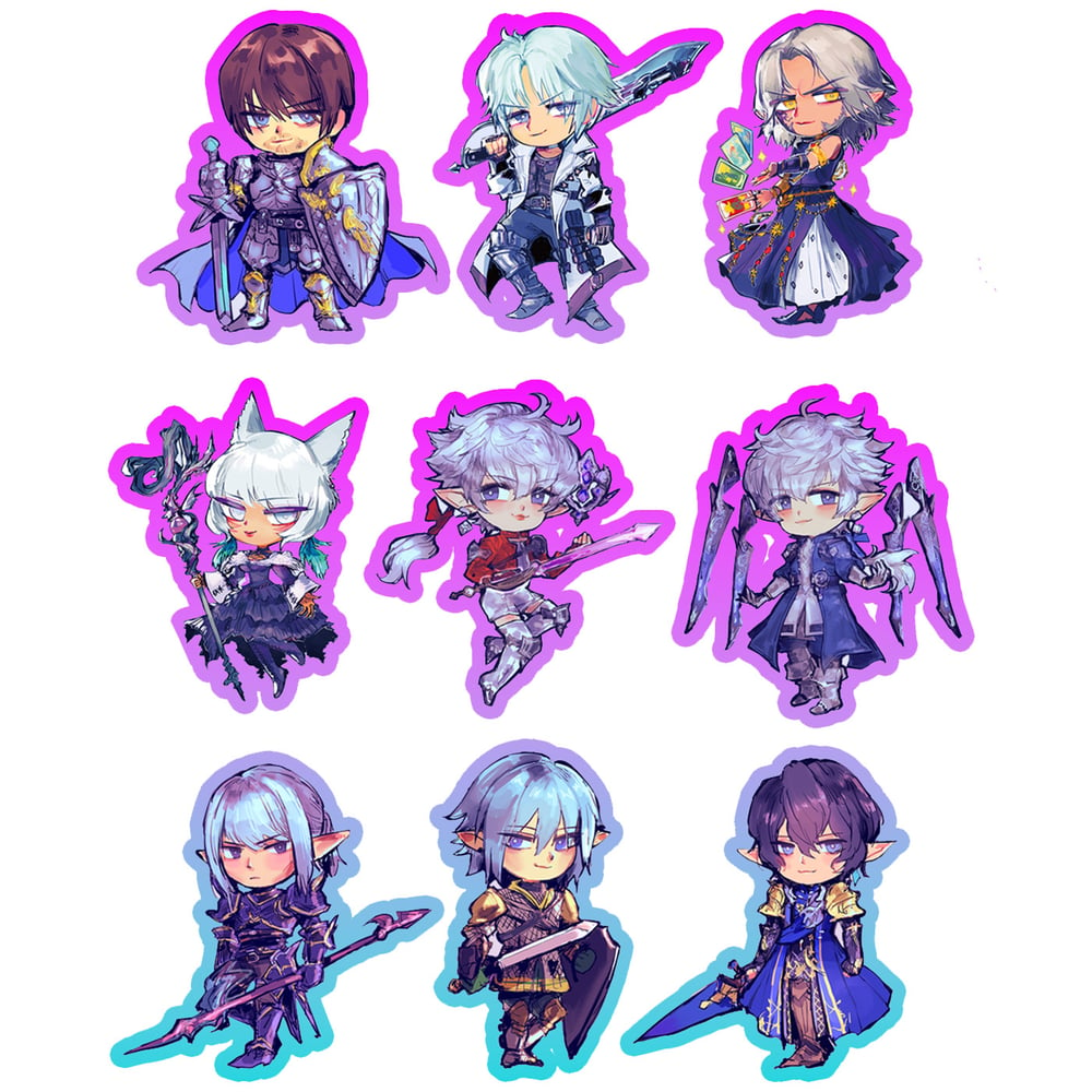 Chibi FFXIV Charms