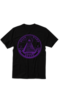 Bank Hard Beats Purple Pyramid T Shirt
