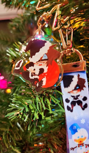 Worldforms Charm + Lanyard: Christmas Town