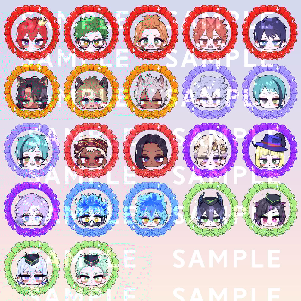 TWST Lanyard Charms