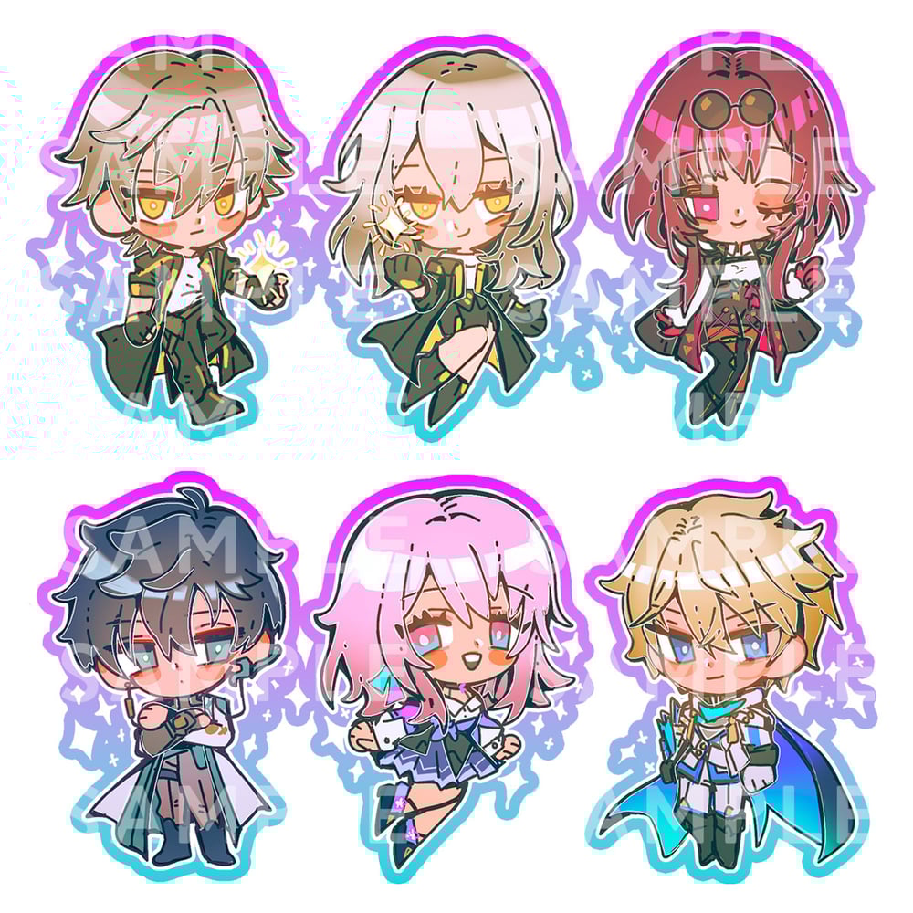 Chibi Honkai Star Rail Charms