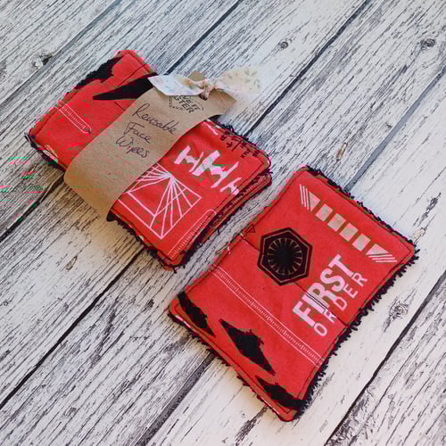 Image of 4 Reusable Face Wipes- Bright and Cheerful Prints