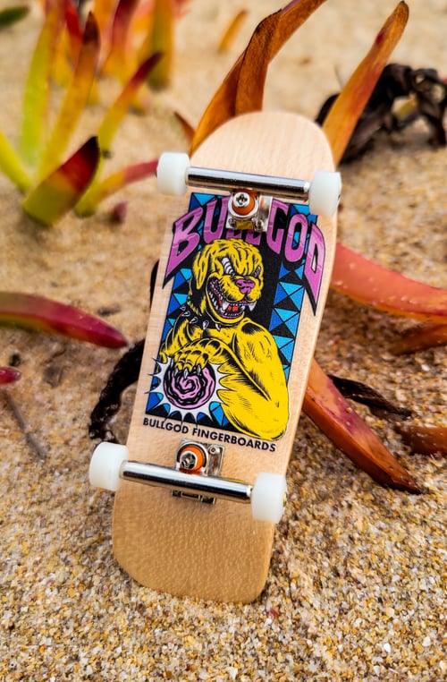 Image of NEW Old School Fingerboard - Yellow Colorway