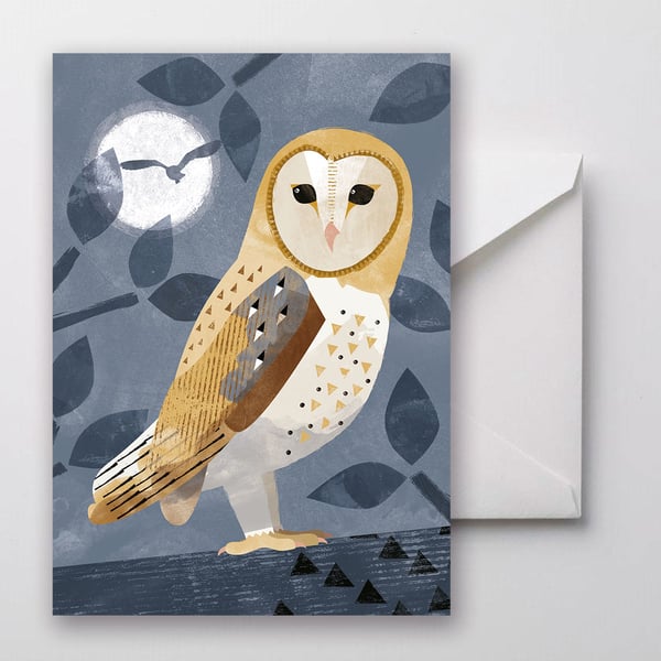 Image of Barn Owl Card