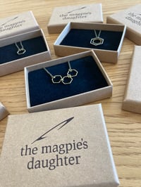 Image 1 of Hexagon Honeycomb necklace range by The Magpie's Daughter 
