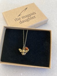 Image 2 of Bee Charm necklace by The Magpie's Daughter 