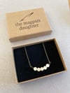 Hexagon Bar Necklace by The Magpie's Daughter