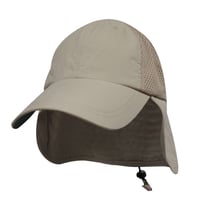 Image of Plain Mesh Microfiber Fishing Hat