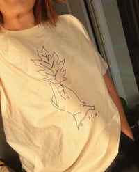 Image 1 of Aflame T-shirt (cream)