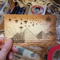 Image 2 of 'Pyramids' Vinyl Sticker