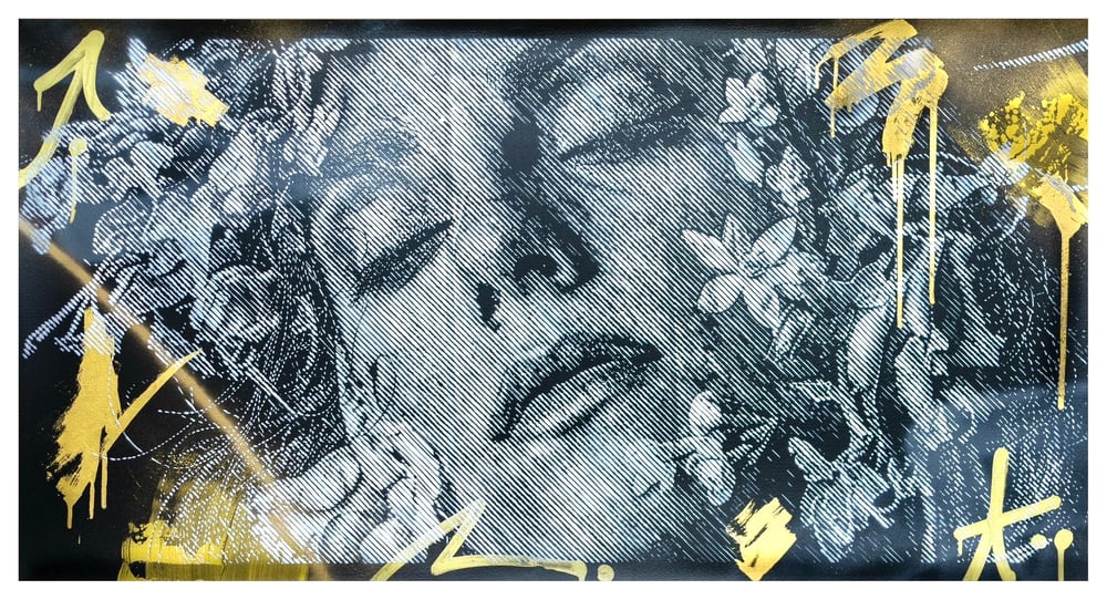 Image of 'While The World Decays' - Gold Leaf