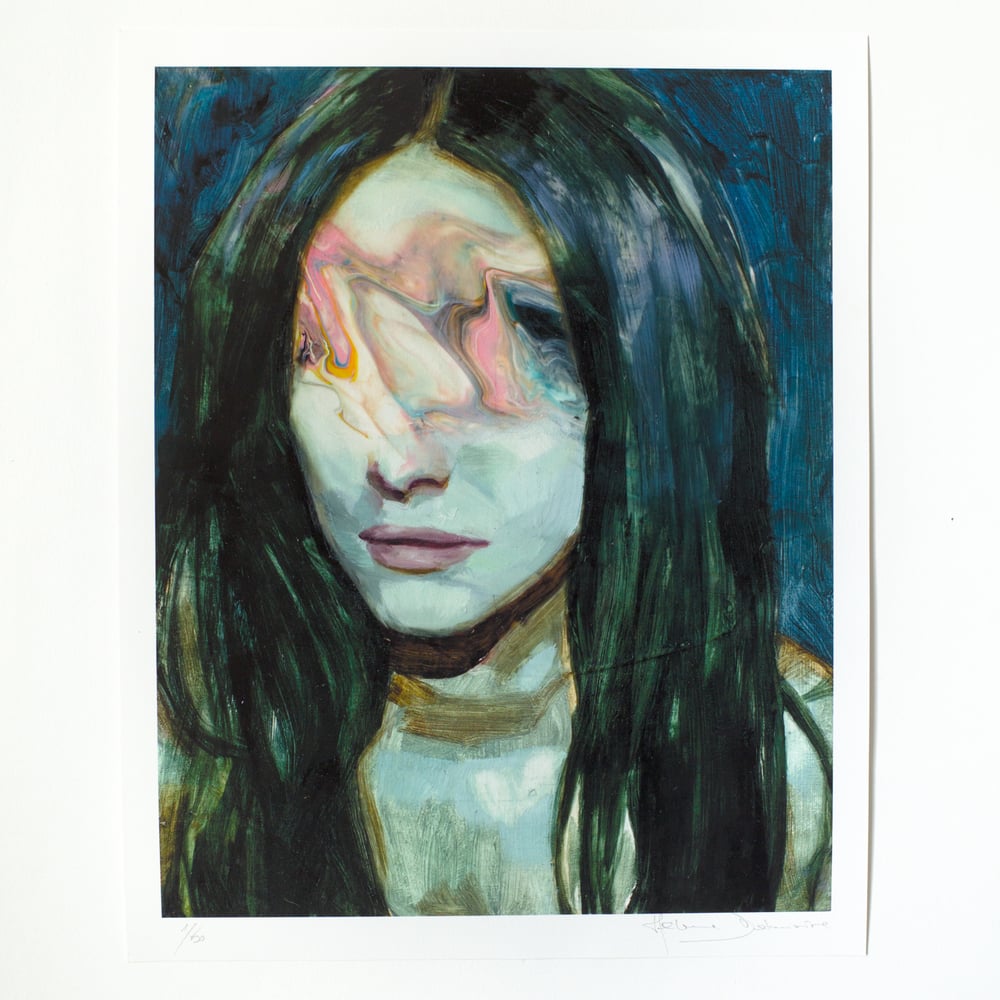 Image of Limited edition print - eyeless girl pour