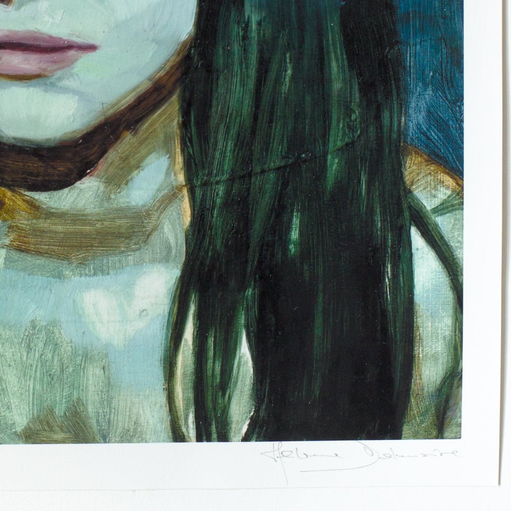 Image of Limited edition print - eyeless girl pour