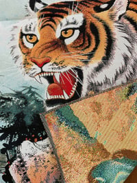 Image 2 of Descending tiger wall hanging