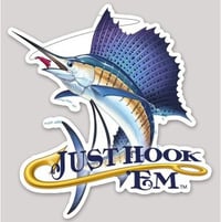 Image of Just Hook 'Em Decals - Offshore