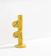 Image 1 of yellow candlestick - large