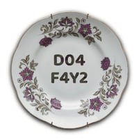 Image 1 of Eircode/Postcode on a plate (Ref. 327)