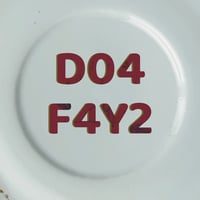 Image 2 of Eircode/Postcode on a plate (Ref. 326b)