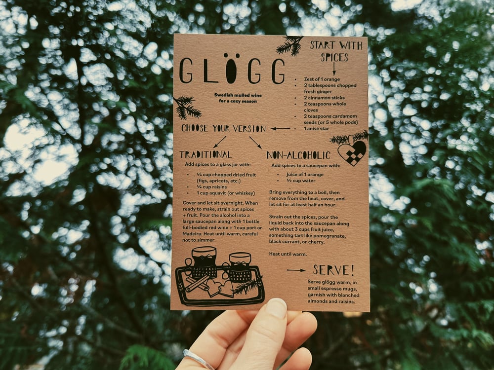 Image of Glögg Recipe Card