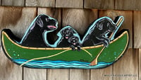 Image 1 of Yankee Canoe Crew Folk Art