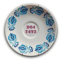 Image 1 of Eircode/Postcode on a plate (Ref. 220a)