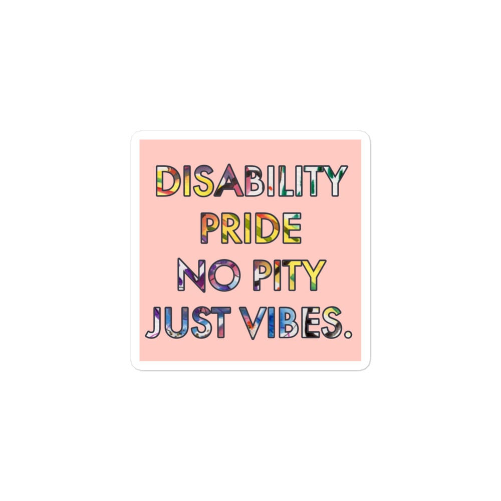 Image of Disability Pride Vibes Stickers