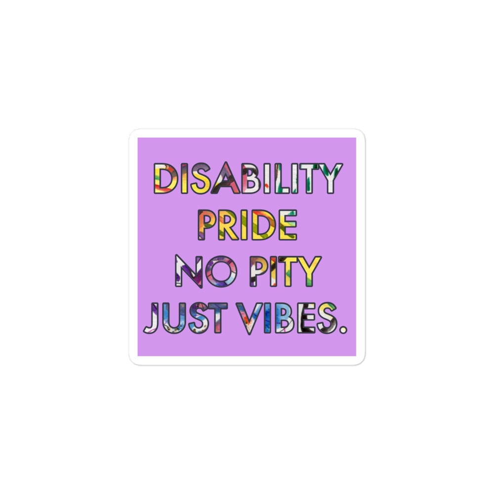 Image of Disability Pride Vibes Stickers