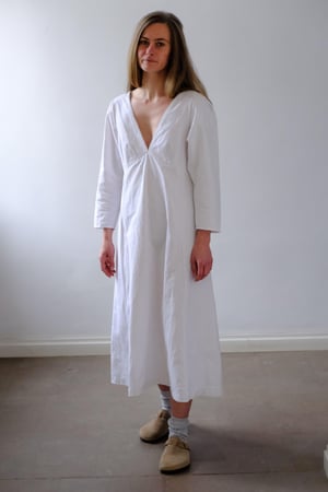 Image of OLGA Cotton Long Sleeve Dress