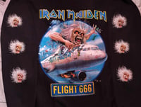 Image 1 of Iron Maiden flight666 LONG SLEEVE