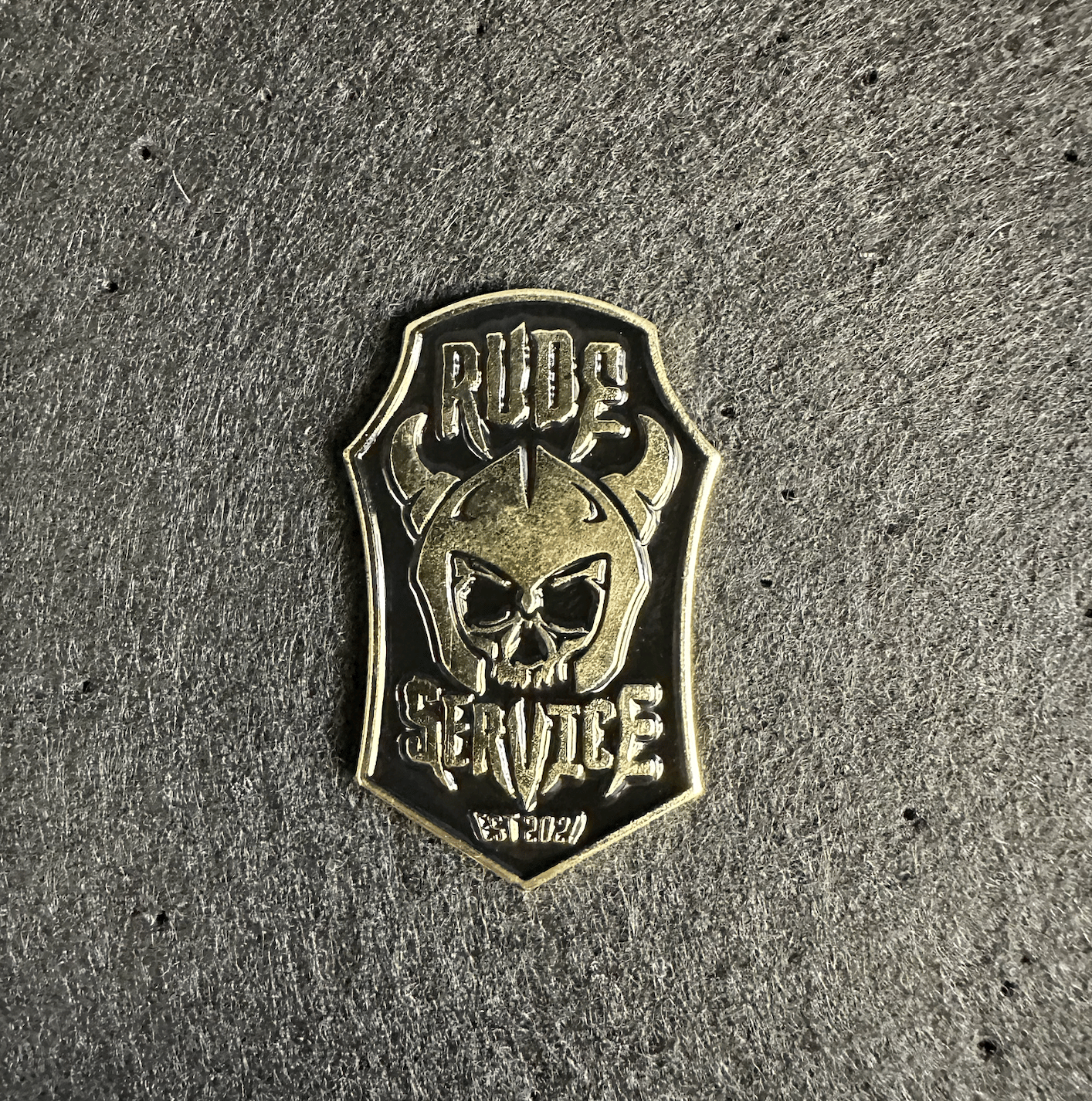 Image of Rude Service Hat Pin