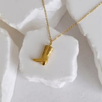 Image 1 of The Miriam Cowboy Boot Necklace