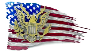 Image of Military flags 