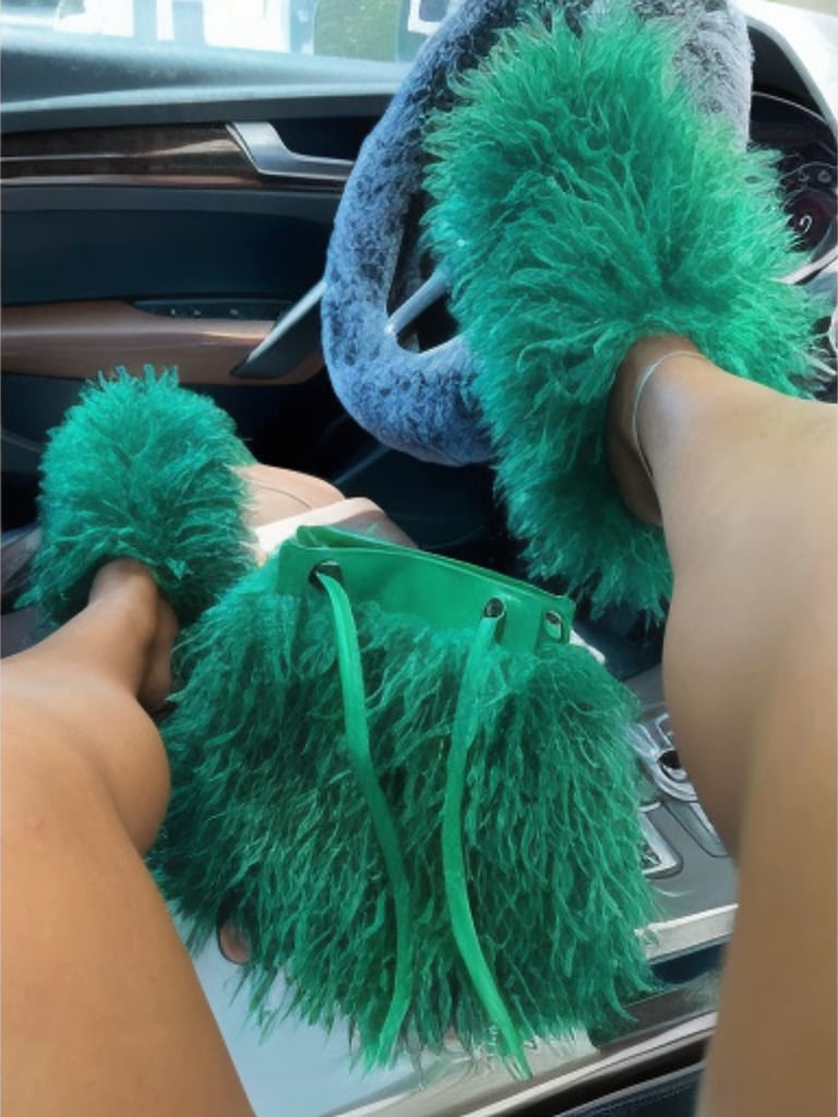 Peacock Slippers
