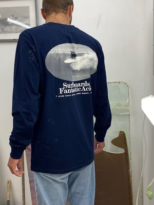 Image of Long sleeve shirt Fantastic Acid Navy blue