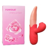 Image 1 of 10-Speed Vibrating Tongue w/ Sucking Functions 